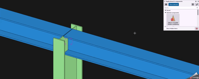 Die Verwendung von benutzerdefinierten Komponenten in der Tekla Structures-Modellierung.gif