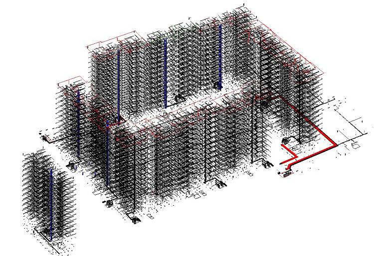 Elektrische Infrastruktur für Wohnkomplex