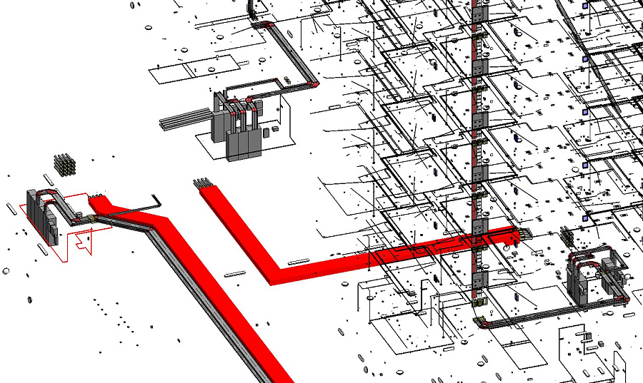 Elektrische Infrastruktur für Wohnkomplex